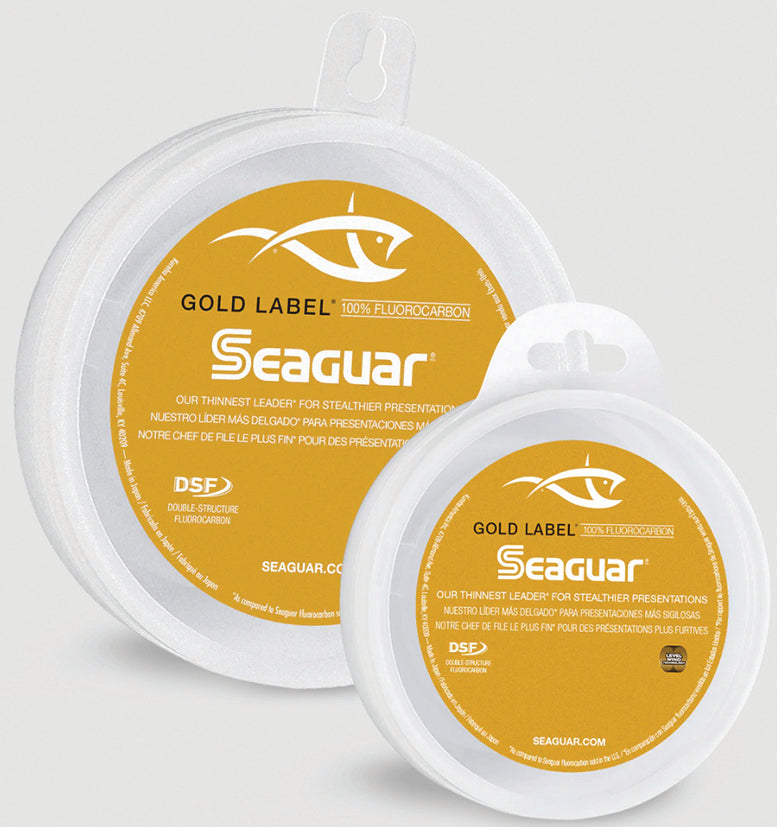 Seaguar Gold Label Fluoro Leader Fluoro Clear 15Lb 50Yd