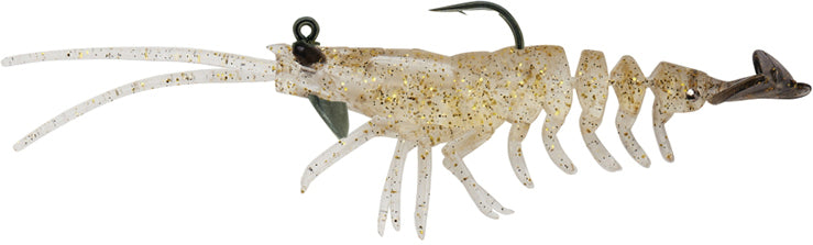 Savage 3D Rtf Shrimp 3.5In Gold 2Pk