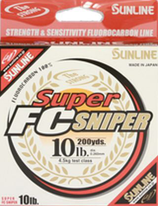 Sunline Super Sniper Fluoro Line Natural Clear 16Lb 165Yd
