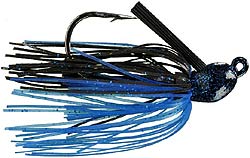 Strike King Bitsy Flippin Jig 1/4Oz Black/Blue