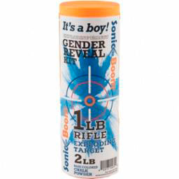 Sonic Boom Exploding Target Gender Reveal - Boy