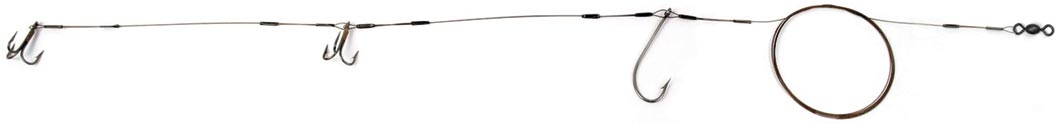 Sea Striker Live Bait King Rig Double Treble +/Nose Hk