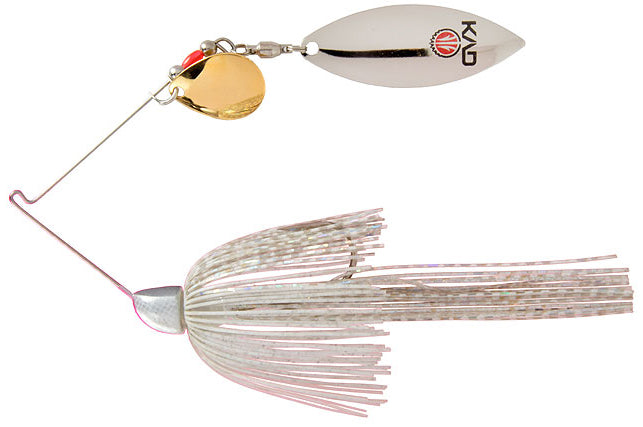 Strike King Kvd Finesse Spinnerbait 3/8Oz Co/Wl Super White