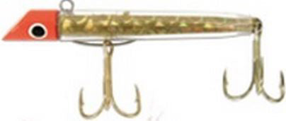 Sea Striker Mylar Minnow Jig 3In 1Oz Red/Gold Prism