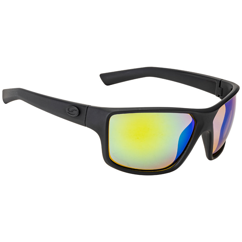 Strike King Plrzd S11 Clnch Sunglass Black/Green Mirror