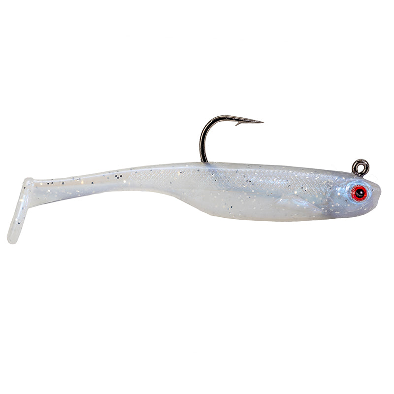 Strike King Homing Minnow Swimbait 4In 1/4Oz 3Pk Pearl