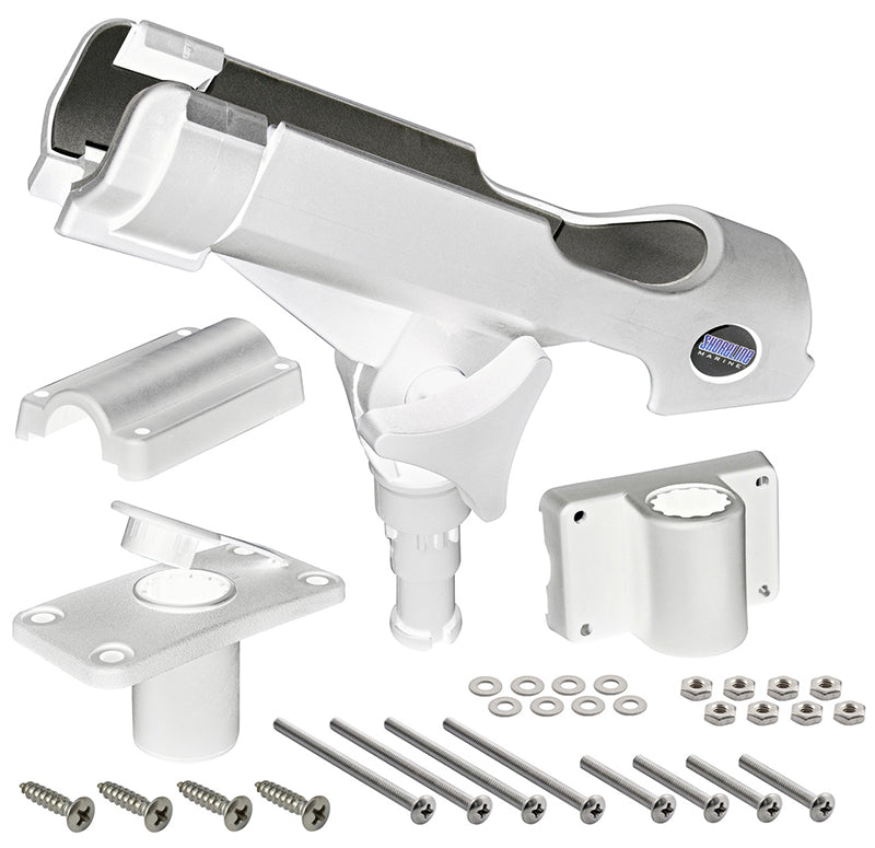 Shoreline Marine Universal Rod Holder White