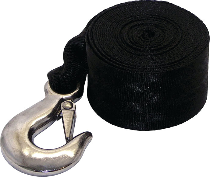 Shoreline Marine Trailer Winch Strap 2In X 20Ft W/Hook