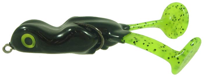 Scumfrog Little Big Foot Frog 5/16Oz Black/Green Legs