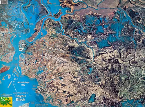 Standard Map Laminated Fishing Map