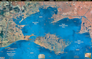 Standard Map Laminated Fishing Map Vermillion Bay
