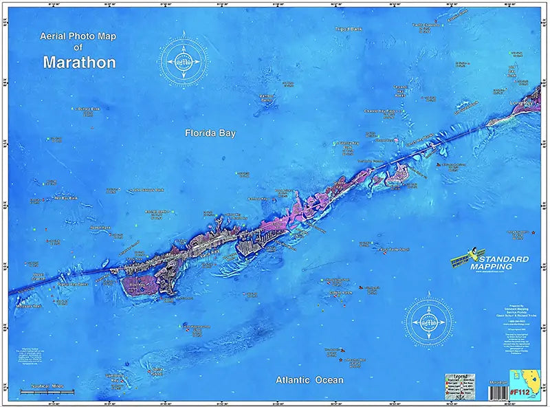 Standard Map Laminated Fishing Map