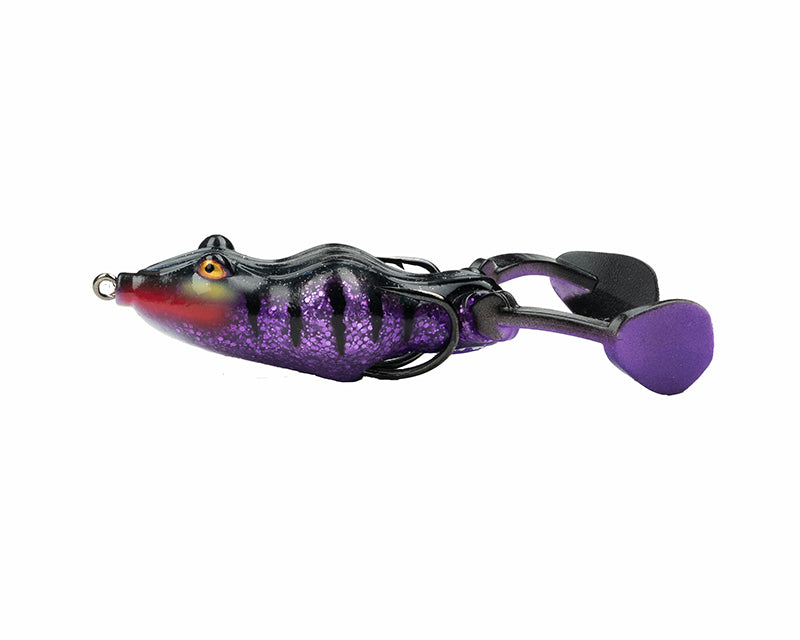 Snagproof Zoo Kick Topwater Bait 2.75In 3/8Oz Purple Burs