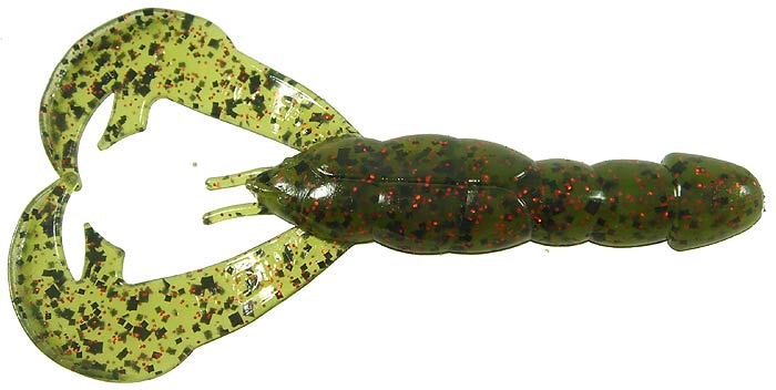 Strike King Rage Tail Baby Craw 3In 9Bg Watermelon Red
