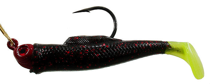 Strike King Redfish Magic Spinner 1/4Oz Black Neon/Chat Tl
