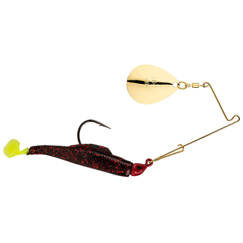 Strike King Redfish Magic Spinner 1/8Oz Black Neon/Cht Tl