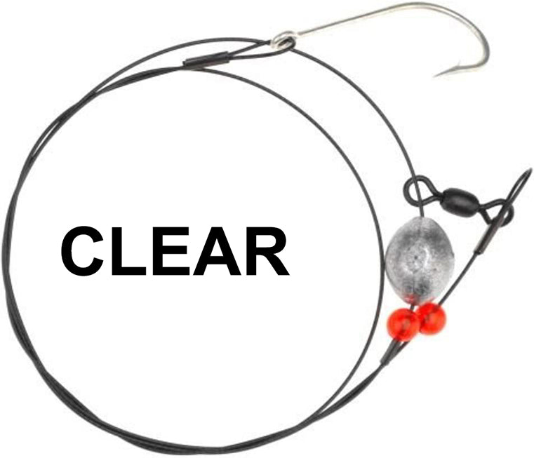 Speckline Egg Ready Rig Clr Wire 45# 3/4Oz 12Rng
