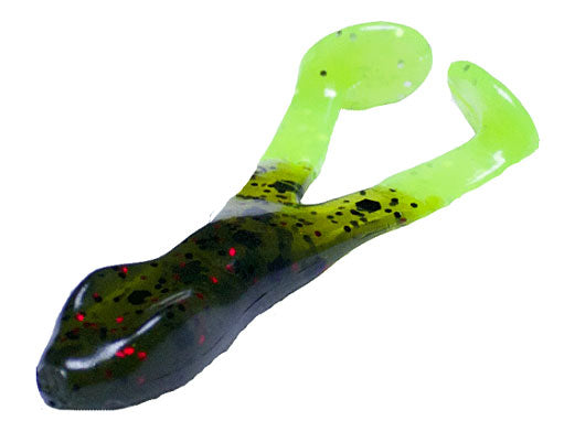The Frog Factory Ribbit Runt Runner Frog 1/8Oz Wtrmln/Red/Cht Slv