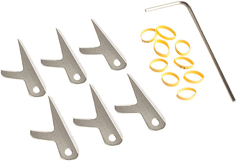 Swhacker Broadhead Rep Blades 100Gr 1.5In 6Pk