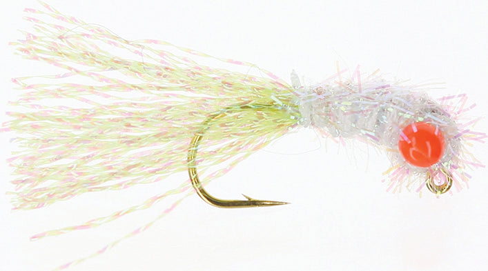 The Crappie Psychic Iddy Biddy Grass Shrimp 1/32Oz 3Pk Wht/Chat/Org