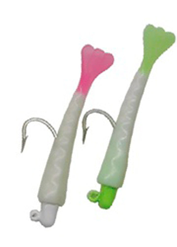 Texas Tackle Factory Double Lil Speck Killers 1/8Oz Glo Chat Tl/Pnk Tl