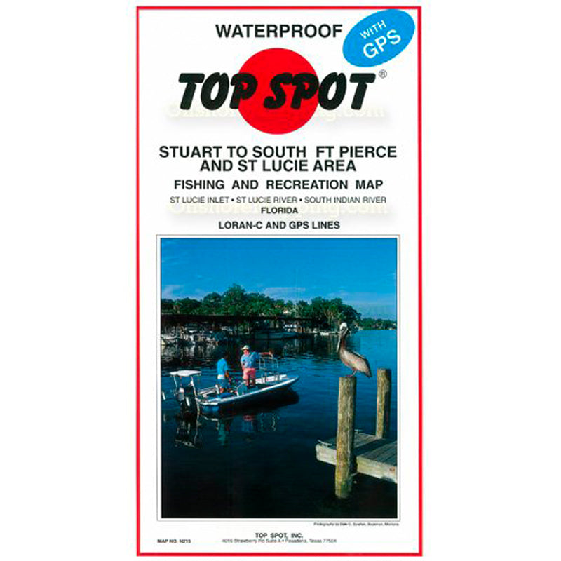 Top Spot Fishing Map Stuart/S Ft Prc/St Lucie