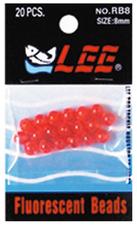 Taitex Glass Beads Red 8Mm 20Pk