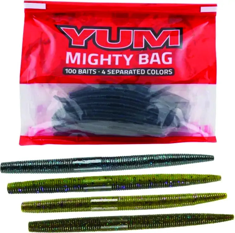Yum Dinger Worm Mighty Bag 5In 100Bg