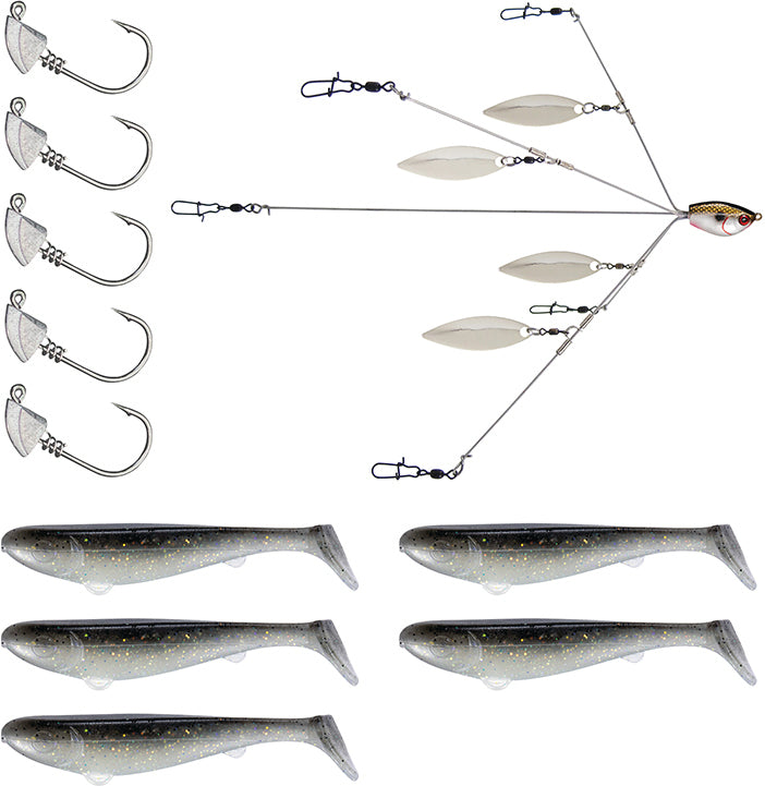 Yum Scottsboro Flash Mob Jr Rig 3.5In 5Pc Rainbow Sh