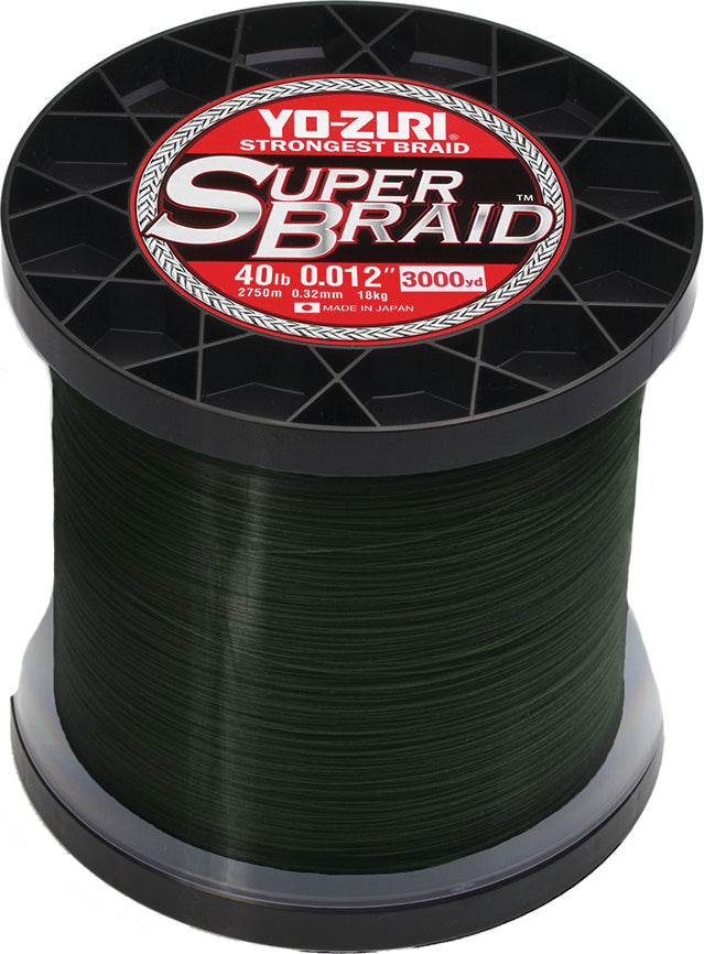 Yo-Zuri Superbraid Line Dark Green 40Lb 3000Yd