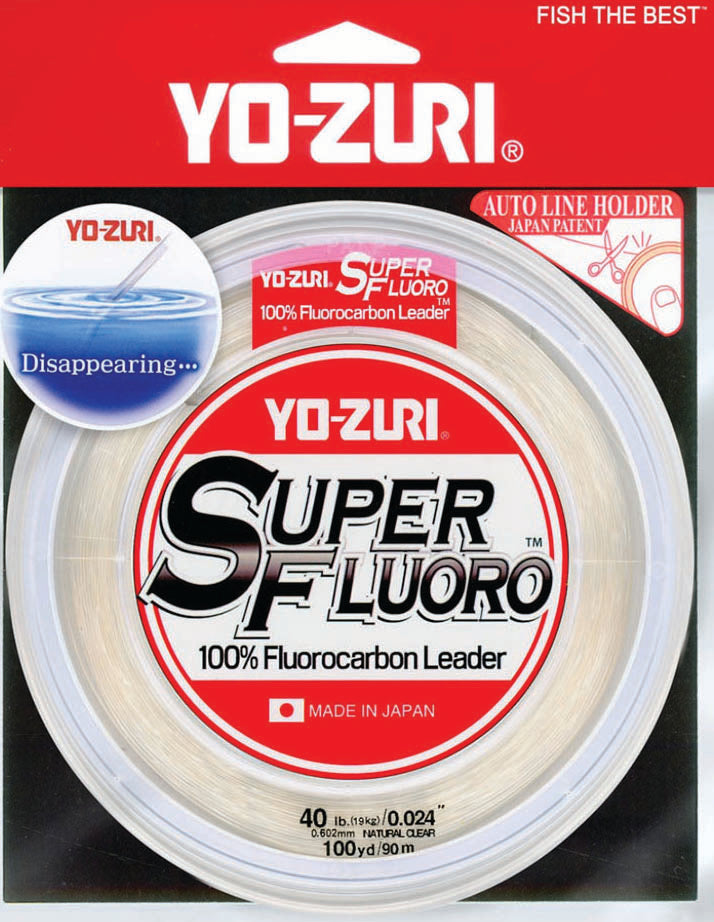 Yo-Zuri Superfluoro Leader Natural Clear 30Lb 30Yd