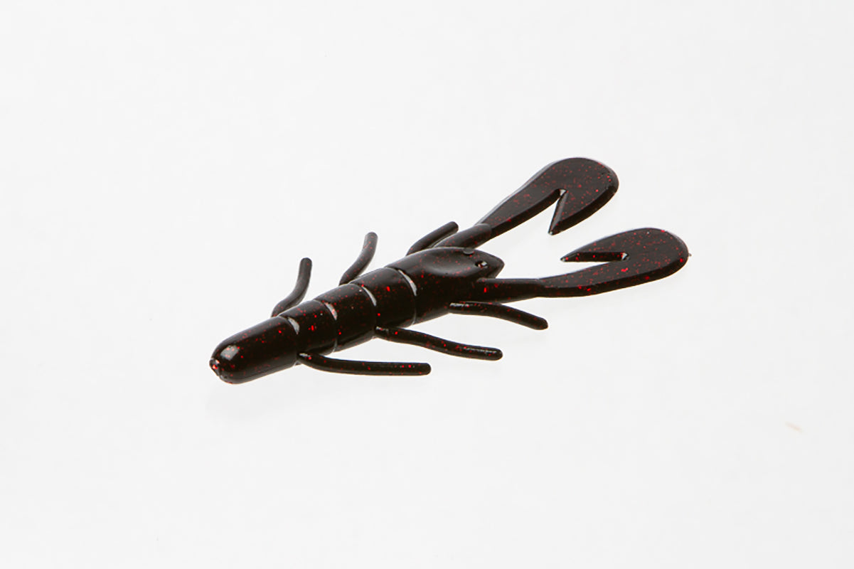 Zoom Mag Uv Speed Craw 4.25In 10Bg Blk/Red Glit