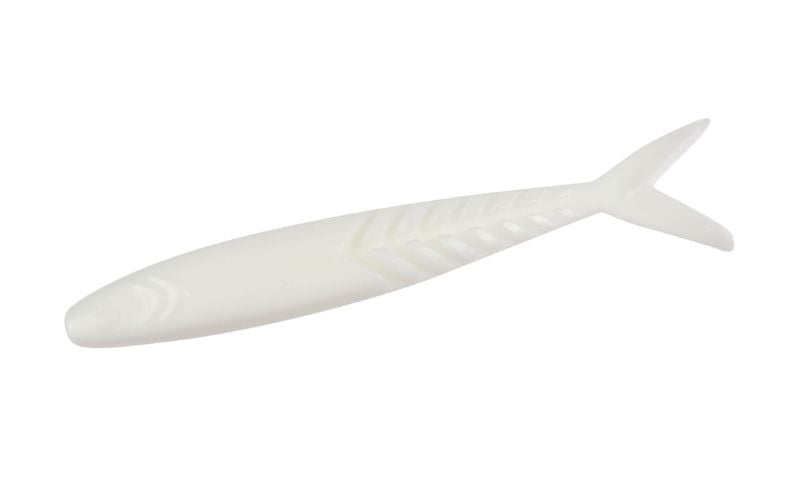 Zoom Shimmer Shad 4.25In 5Bg White
