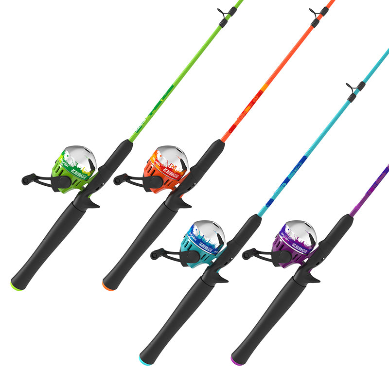 Zebco Splash Combo Spincast 6Ft M Tpblue 2P