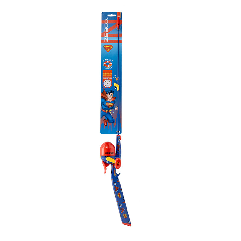Zebco Superman Floating Combo Spincast 29In