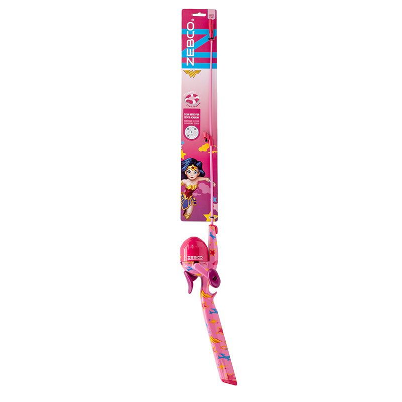 Zebco Wonder Woman Floating Co Spincast 29In